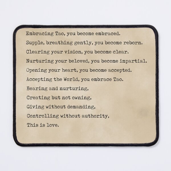 Item preview, This is love - Lao Tzu Poem - Literature - Typewriter Print - Vintage designed and sold by Studio Grafiikka.