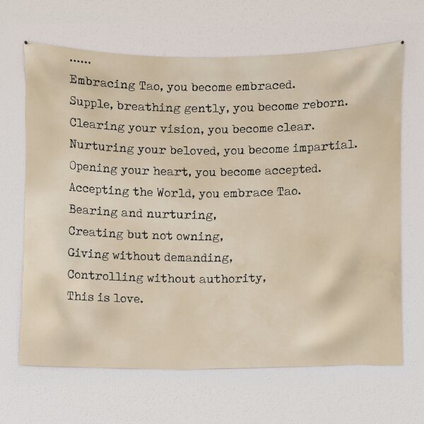 Item preview, This is love - Lao Tzu Poem - Literature - Typewriter Print - Vintage designed and sold by Studio Grafiikka.