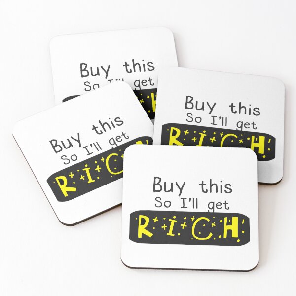 Item preview, Buy this so I'll get rich funny shameless sticker designed and sold by DozyJov.