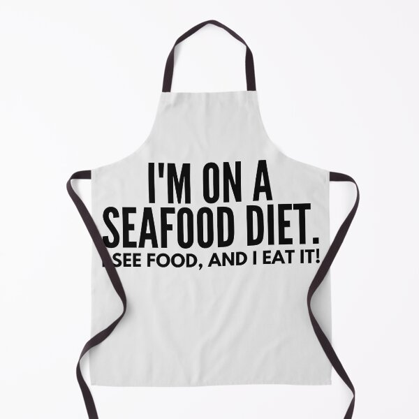 Item preview, I'm On a Seafood Diet designed and sold by SwejdDesign.