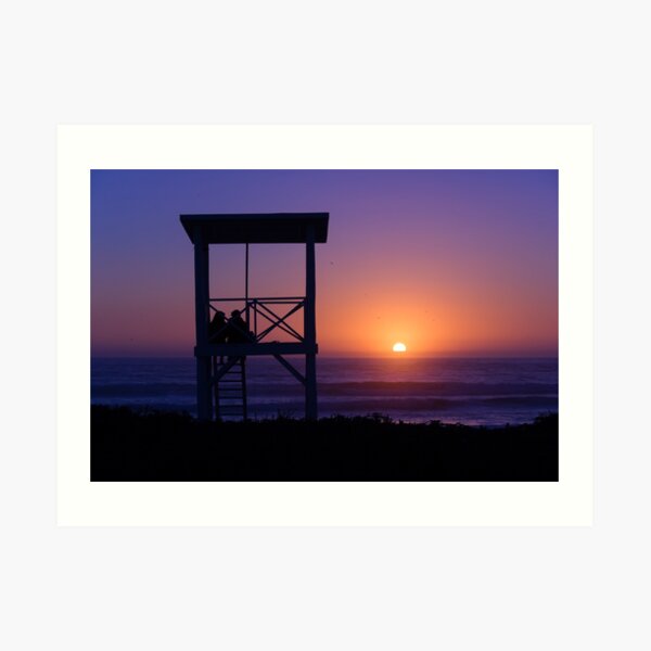 Sunset love Art Print