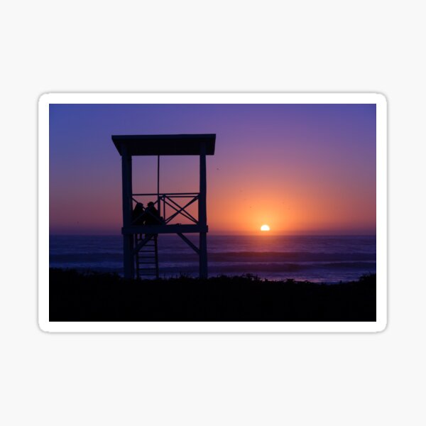 Sunset love Sticker