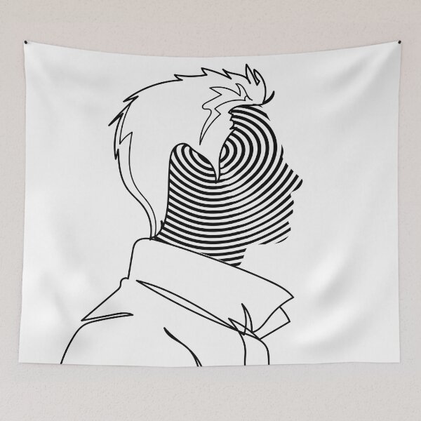 Item preview, Man Without a Face Optical Art designed and sold by in-the-mountain.