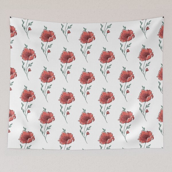 Item preview, August Birth Flower: Poppy designed and sold by nguyeniethepooh.