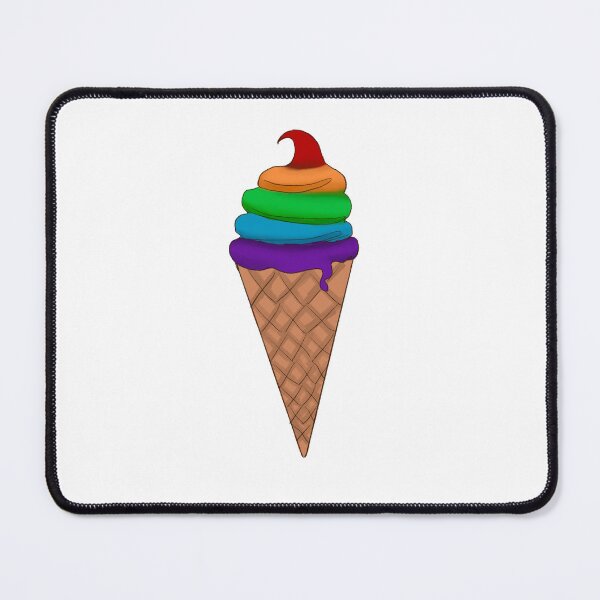 Item preview, Ice cream rainbow pride flag designed and sold by SCENIC-SUNSETS.