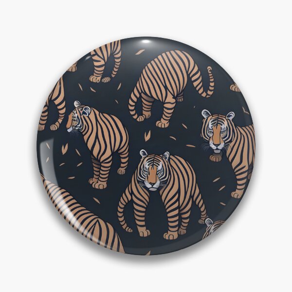 Item preview, Tiger Theme Pattern Illustration by Frederick Alonso designed and sold by ARTWORKSbyFA.