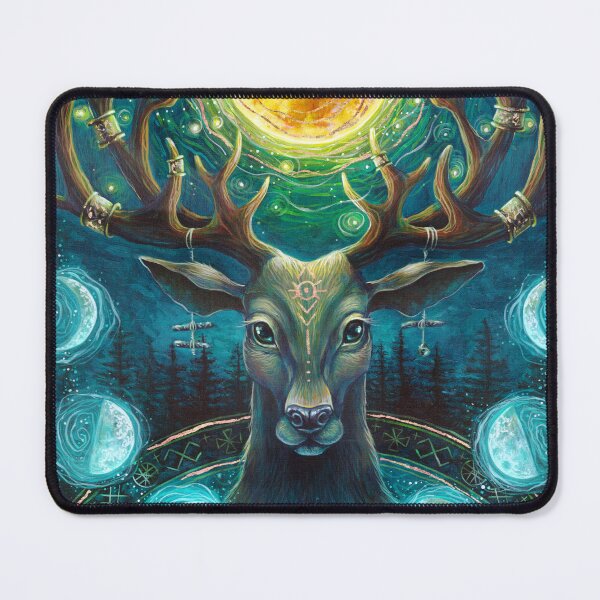 Item preview, Nine Horned Deer designed and sold by JulijaFokinaArt.