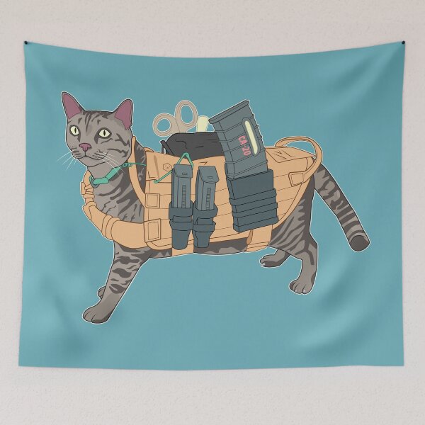Item preview, Tactical Cat Meme designed and sold by Rzera-.