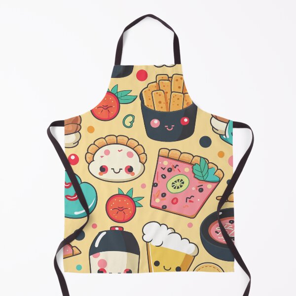 Item preview, Kawaii Food Pattern designed and sold by Amir Faysal.