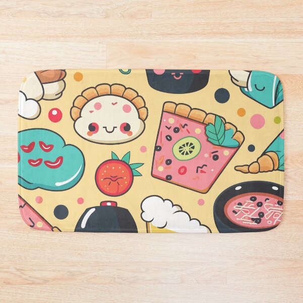 Item preview, Kawaii Food Pattern designed and sold by Amir Faysal.