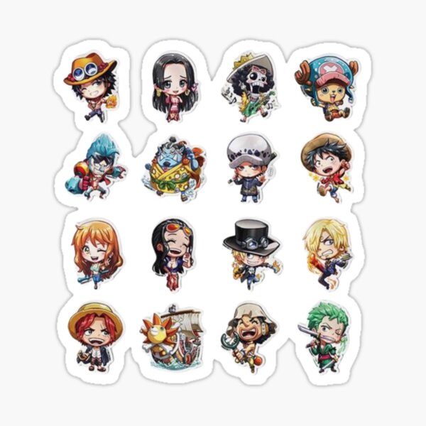 one piece gold chibi Sticker by joy-boy92