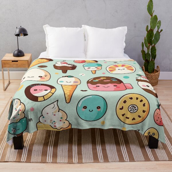 Item preview, Kawaii Food Pattern designed and sold by Amir Faysal.