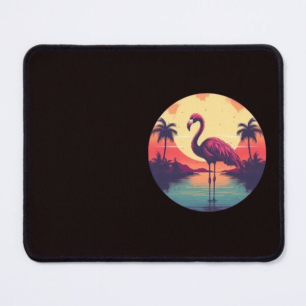Item preview, Pink Flamingo in Retro Sunset designed and sold by BNCH44.