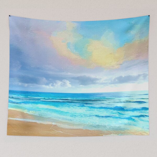 Item preview, Calming Seascape designed and sold by Sanctum Icons.