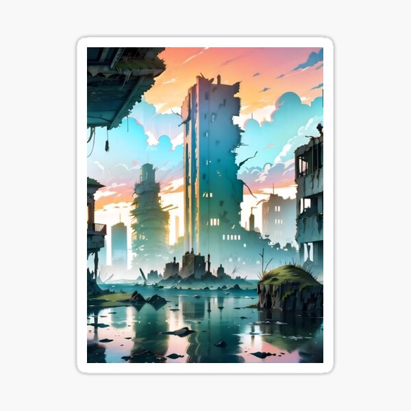 Artikel-Vorschau von Eine verstümmelte Stadt, designt und verkauft von ArtifyPrints.