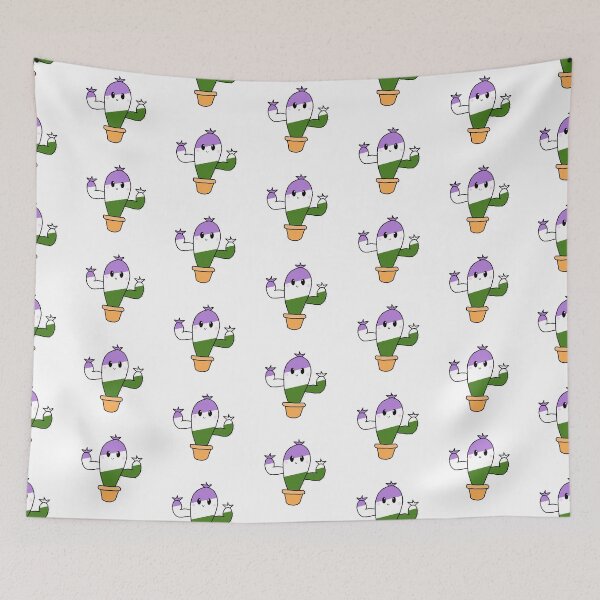 Item preview, Genderqueer - gender queer- queer - LGBTIQ+ - Cactus - Pride designed and sold by Mabel-rgz.