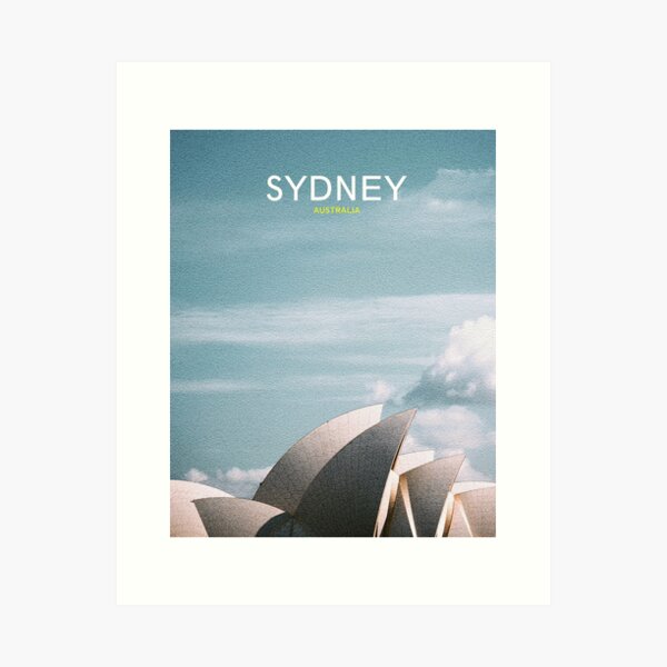 Vista previa del artículo con la obra «Arte del cartel de viaje de Sydney», diseñado y vendido por roninugroho.