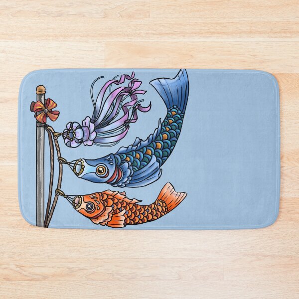 Item preview, Koi Windsock (Orange & Blue) designed and sold by MollyBukovac.