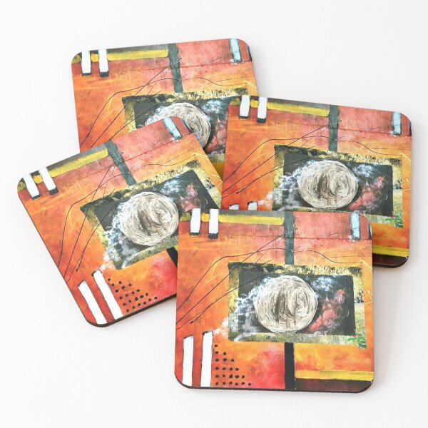 Item preview, red black gold designed and sold by Anchalee Montag.