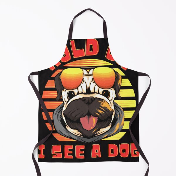Item preview, Hold On I See A Dog Retro Sunset Happy Dog designed and sold by JacoBeatzShop.