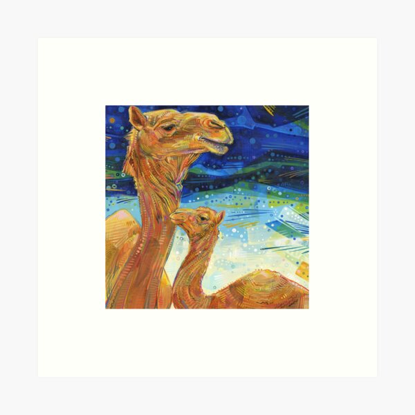 Item preview, Mother and Baby Dromedary  designed and sold by Gwenn Seemel.