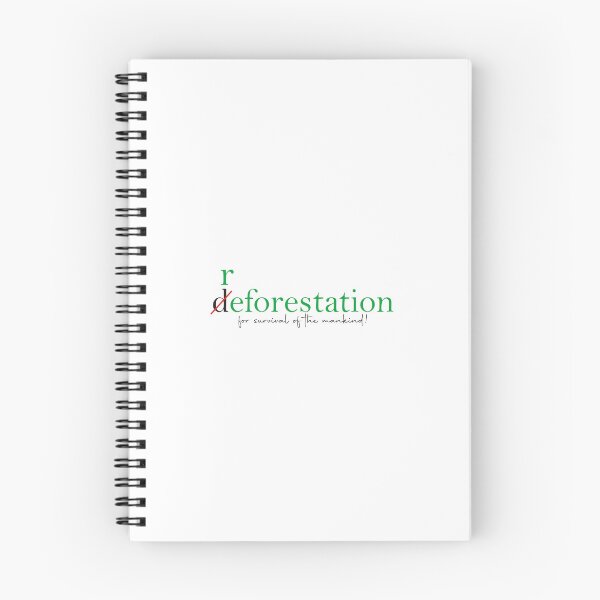 Item preview, Reforestation for the survival of mankind and for the good health of mother earth text message. designed and sold by Wiggly Lines.