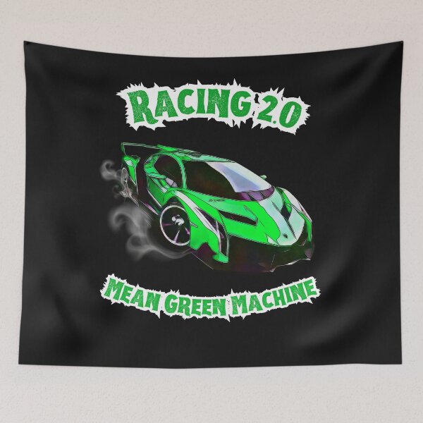 Item preview, Racing 2.0 (Mean Green Machine) designed and sold by Tripp Art Studio.