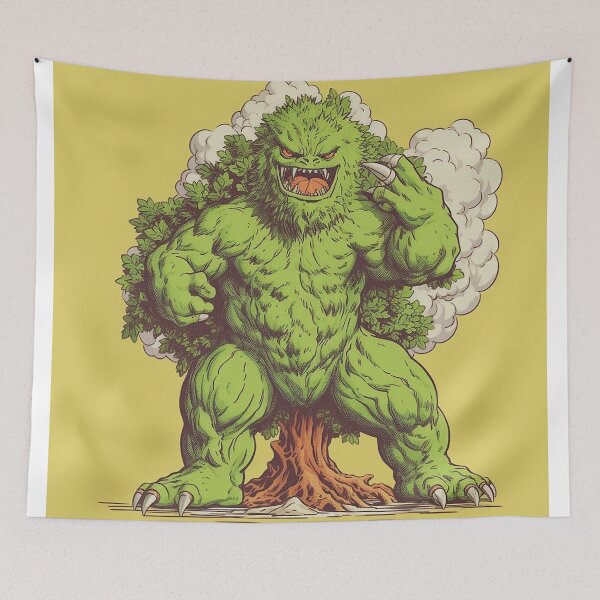 Item preview, Kaiju Broccoli designed and sold by whitmiRaelmer.