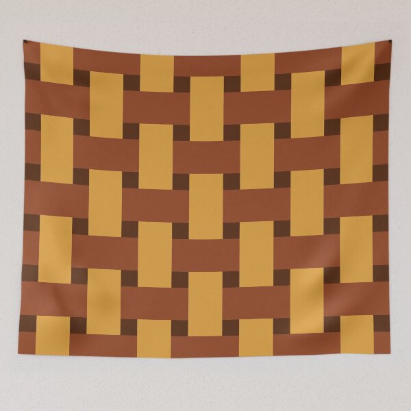 Item preview, Fabric Weave Design - Plain Weave Pattern - Sophisticated Orange and Gold designed and sold by DesignCentrum.