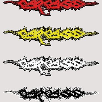 Carcass Logo Kapuzenpullover - Band Merch Im Lässigen Look