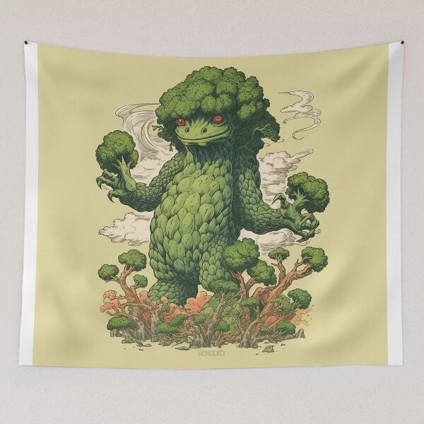 Item preview, Lizard Broccoli designed and sold by whitmiRaelmer.