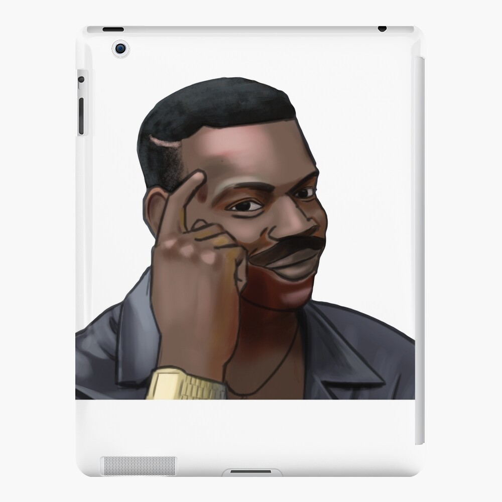 "Funny Meme | Black Guy Thinking Meme " iPad Case & Skin by