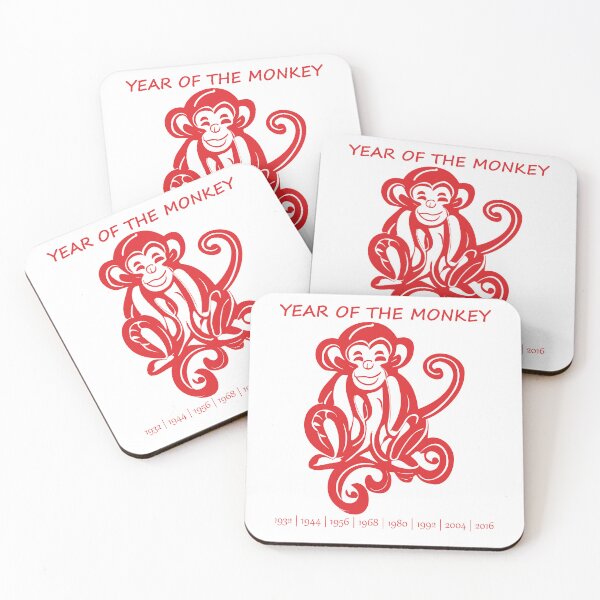 Item preview, Chinese Zodiac Monkey in paper cutout style designed and sold by unsungshop.