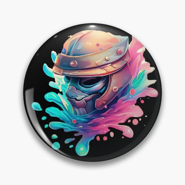 Item preview, Funny ninja pastel watercolor splash designed and sold by TomFrontierArt.