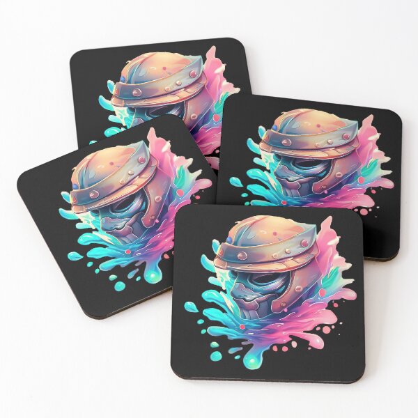 Item preview, Funny ninja pastel watercolor splash designed and sold by TomFrontierArt.