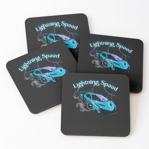 Item preview, Lightning Speed Blue designed and sold by Tripp Art Studio.