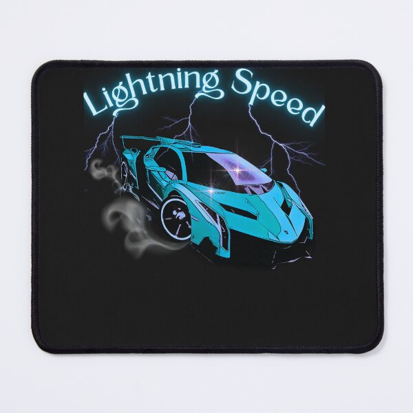 Item preview, Lightning Speed Blue designed and sold by Tripp Art Studio.