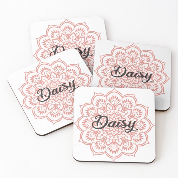 Item preview, Burnt Coral Mandala Personalized Name - Daisy designed and sold by MysticMagpie.