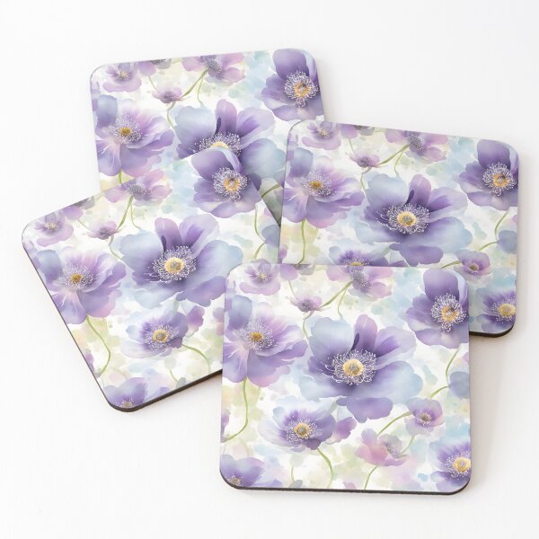 Item preview, Beautiful Anemone Flower Pattern designed and sold by ArtDzignsZA.