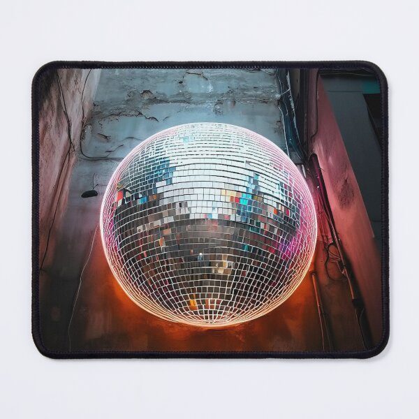 Item preview, Neon light on urban wall: disco ball  designed and sold by Reinvention.