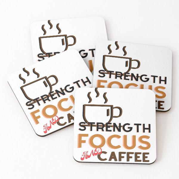 Item preview, strength focus and coffee designed and sold by technoartdand.
