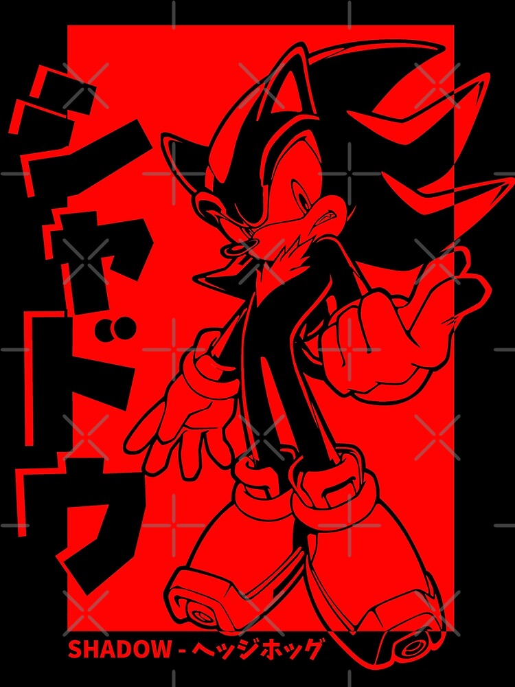 Shadow the Hedgehog (Japanese Edition) Poster for Sale by PLUS-ULTRAS