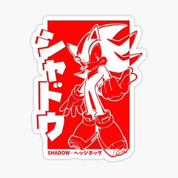 Item preview, Japanese Shadow The Hedgehog designed and sold by Neoukiyo.