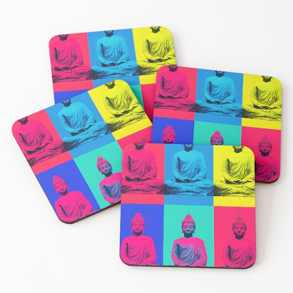 Item preview, Pop Art Buddha - A Vibrant Fusion of Spirituality and Contemporary Expression designed and sold by MartynGrey.