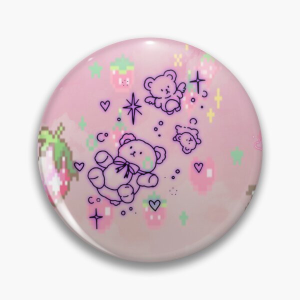 Cute Pins Adorable Laser Pin Back Button Pins Kawaii Sweet Glitter  Decorations 