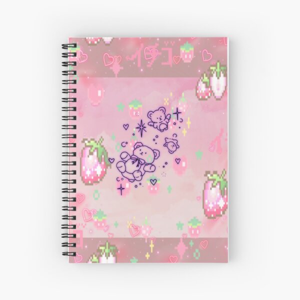 Aesthetic Notebook Kawaii Pastel Cutie Face Spiral Decora Kei Kidcore –  Aesthetics Boutique