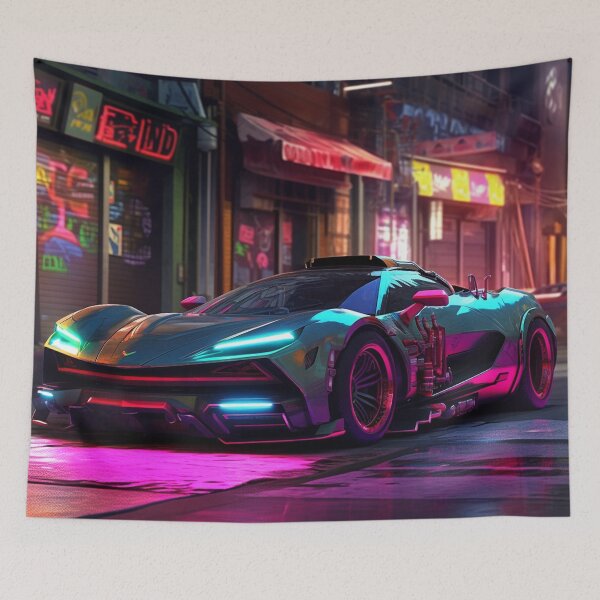 Artikelvorschau, Cyberpunk Corvette 1 entworfen und verkauft von santhiWalken.