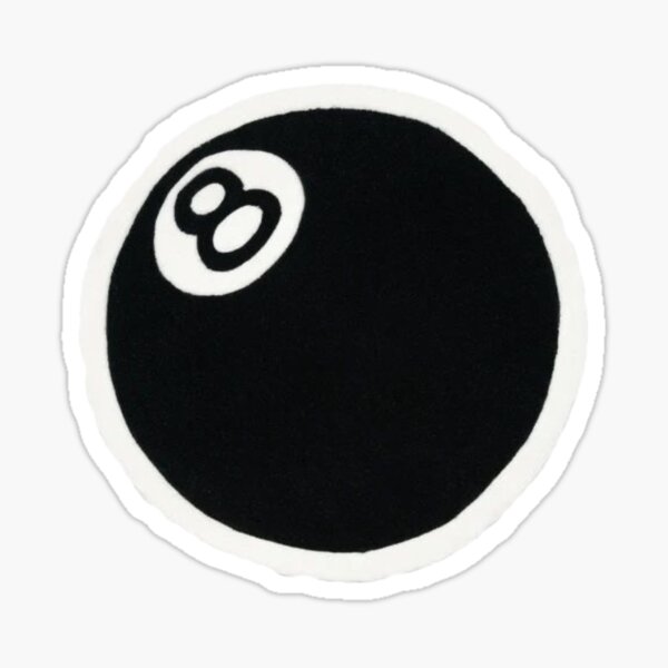 BILLIARDS BALLS CLASSIC ROUND STICKER