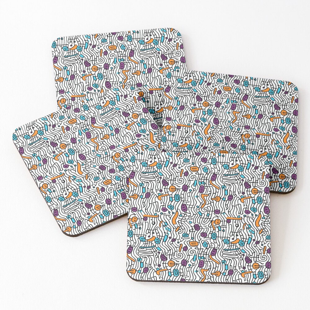 Item preview, Coasters (Set of 4) designed and sold by MidArtForge.