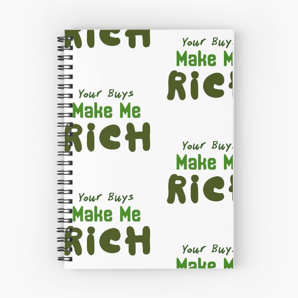 Item preview, Your buys make me rich sticker by DozyJov designed and sold by DozyJov.